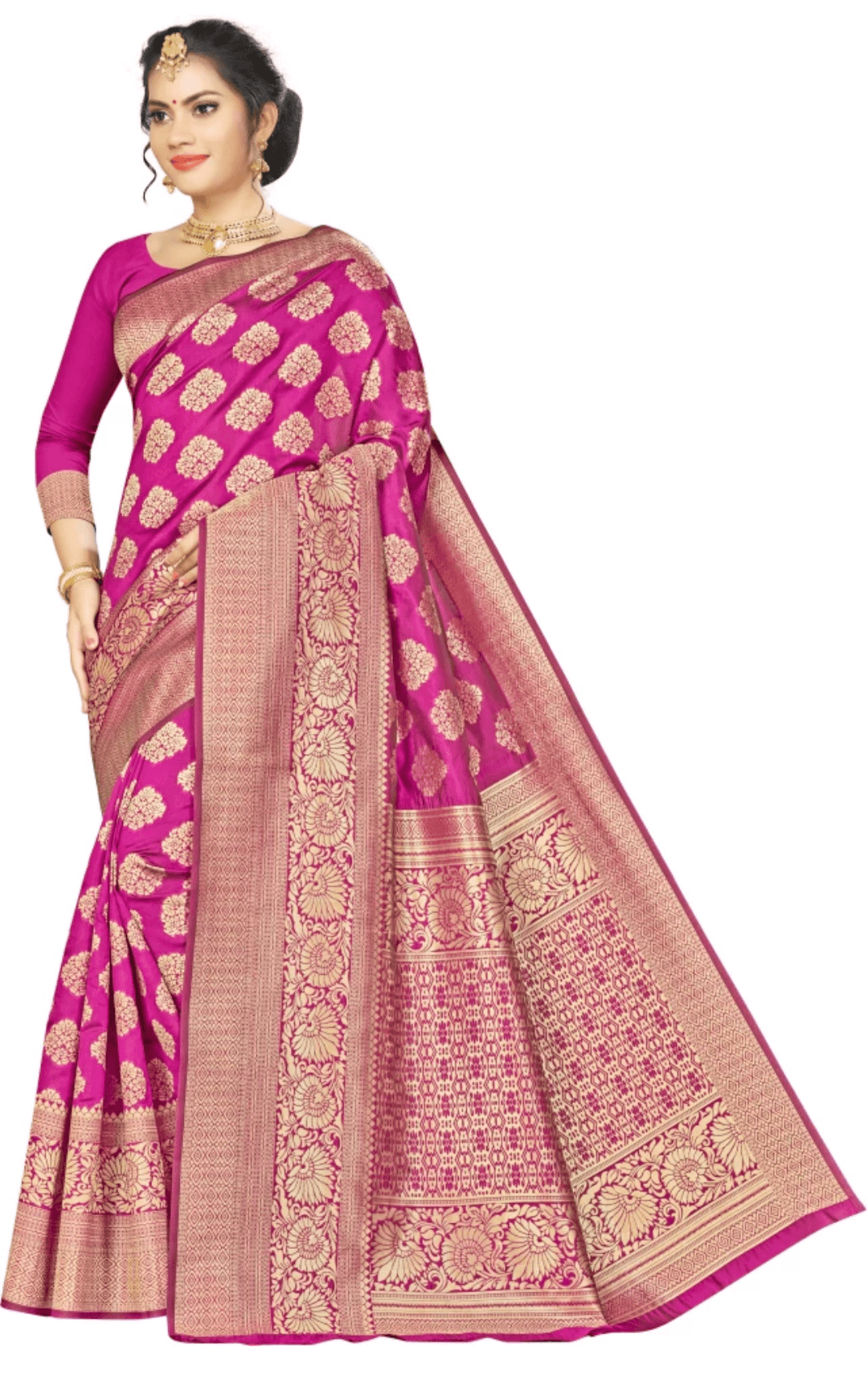 banarasi saree, silk saree, haldi saree, bridal saree