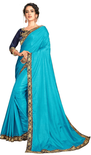 silk saree, blue saree, bridal saree, saree, sari, saree for women