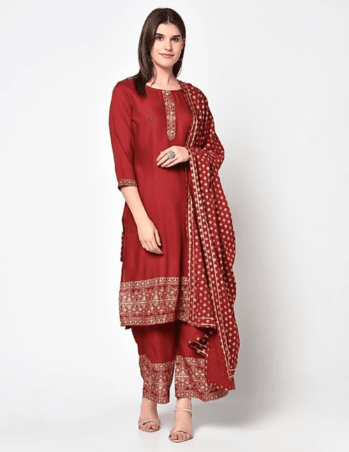 kurta palazzo set, kurta set, maroon kurta, kurti women