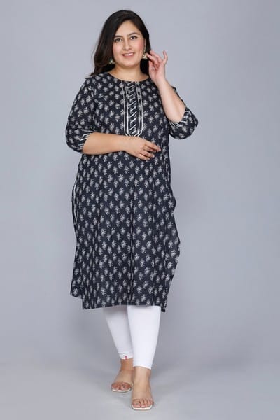 plus size kurta, kurtis for women, kurta for women, blue kurti