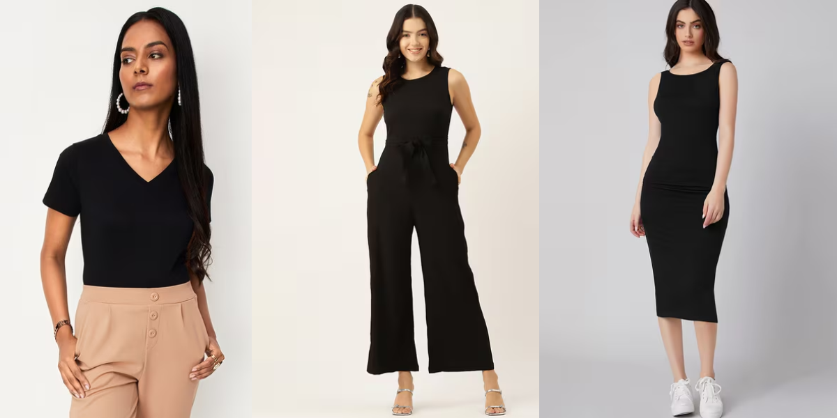 black outfit, Fashion styling tips, fashion hacks