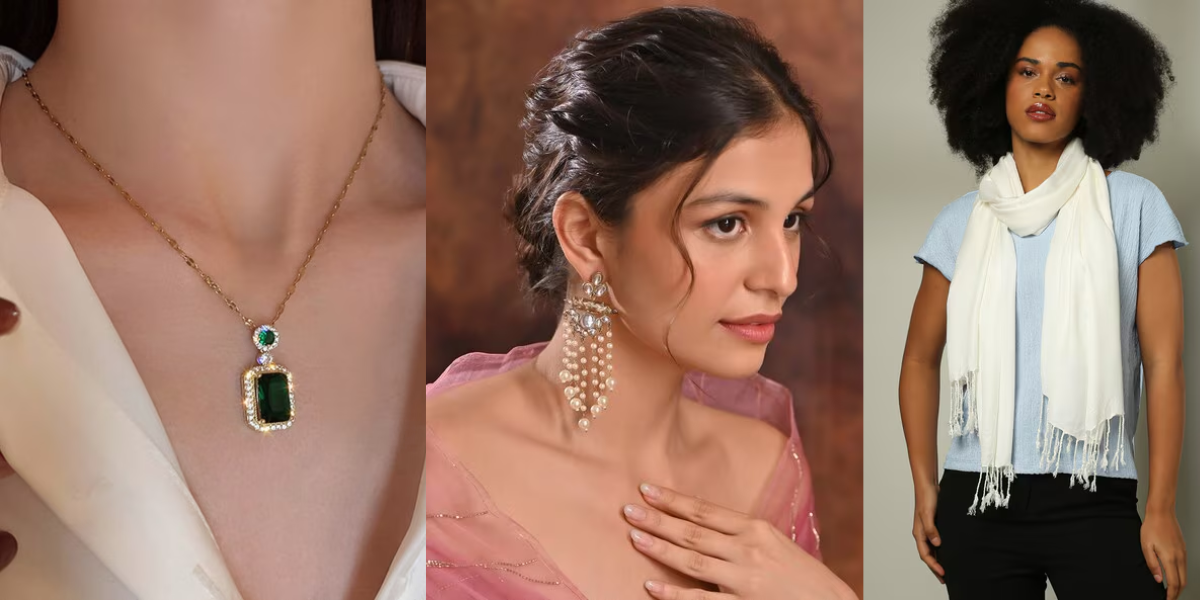 earrings, scarves, how to look beautiful, styling tips for woman