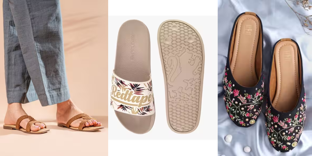 Fashion Tips for Humid Cities, footwear for summer in India, sandals, slider for girls