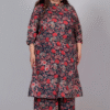 plus size fashion.plus size kurta set for women, printed kurta set for fat women