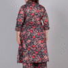 Plus Size Cotton Printed Kurta Set