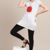 Women Cotton White T-Shirt
