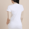 Women Cotton White T-Shirt