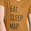 Women Cotton Mustard Top
