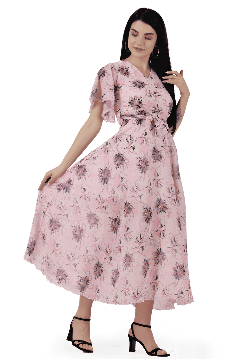 Women Georgette Pink Dress