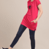 Women Cotton Pink T-Shirt