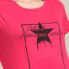 Women Cotton Pink T-Shirt