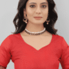 Women Pink Lycra Saree