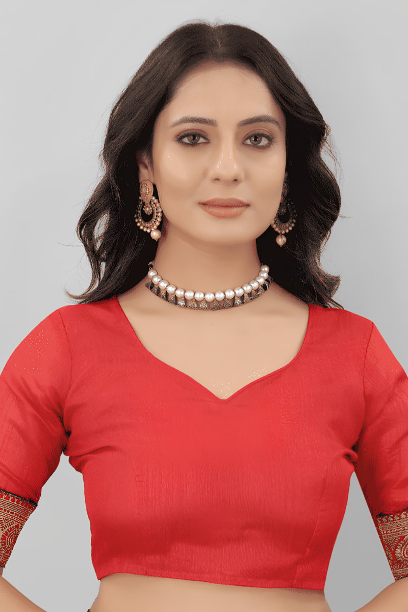 Women Pink Lycra Saree