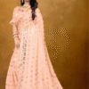 Women Peach Silk Saree