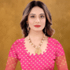 Women Pink Cotton Silk Saree