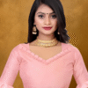Women Pink Silk Saree