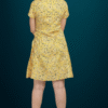 Women Rayon Yellow Dress